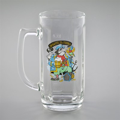 Кружка пивная 330 мл "Приколисты", рисунок МИКС - фото 2072611