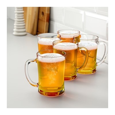 Пивная кружка МЬЁД, прозрачное стекло - фото 2072644