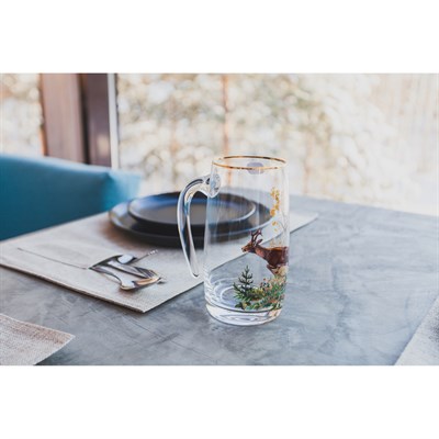 Кружка для пива 560 мл "Олень. Бег" - фото 2072649