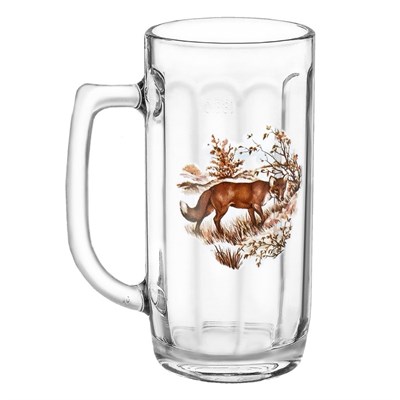 Набор пивных кружек 330 мл "Охота-Рыбалка", 2 шт, рисунок МИКС, в подарочной упаковке - фото 2072669