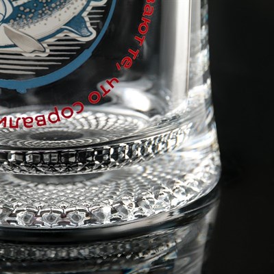 Кружка для пива 500 мл "Ладья. На рыбалке" - фото 2072762