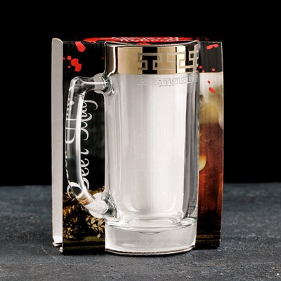 Кружка для пива «Нэро», 330 мл, в подарочной упаковке - фото 2072777