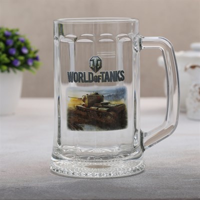 Кружка пивная World of Tanks, 500 мл, риусунок МИКС - фото 2072833