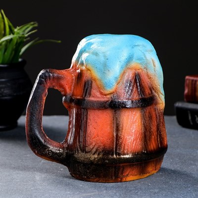 Копилка "Кружка с пивом" 15х16см, МИКС - фото 2072940