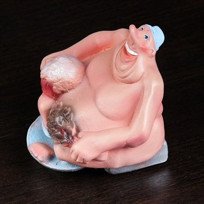 Копилка "Банщик" 18см - фото 2072949