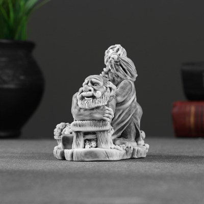 Сувенир "Дед и бабка В бане №1" 8см - фото 2072968