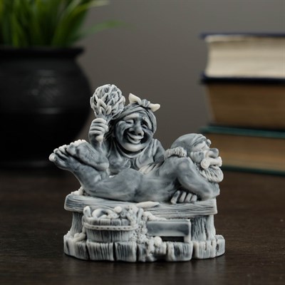 Сувенир "Дед и бабка В бане №1" 8см - фото 2072970