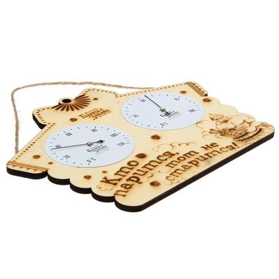 Термогигрометр "Кто парится, тот не старится!" - фото 2073054