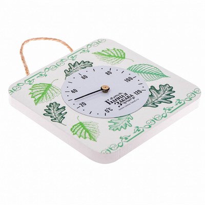 Термометр с круглой шкалой "Листья" - фото 2073099