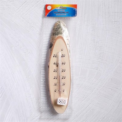 Термометр сувенирный уличный деревянный "Берёзка", от -20 до +50°C, МИКС - фото 2073260