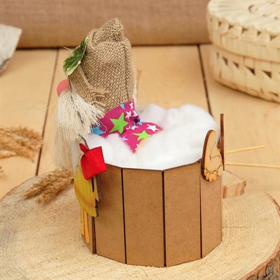 Оберег-домовой "Банник", 28х16х16 см, микс - фото 2073309