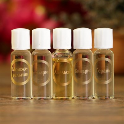 Набор эфирных масел "Стоп, целлюлит", 5 шт: апельсин, можжевельник, розмарин, кипарис, герань х2мл - фото 2074034