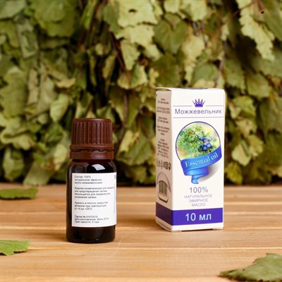 Эфирное масло "Можжевельник", флакон-капельница, аннотация, 10 мл, дезинфицирующее - фото 2074189