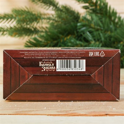 Соляной брикет для бани "Хозяину бани", 4 шт. с ароматом эвкалипта - фото 2074462