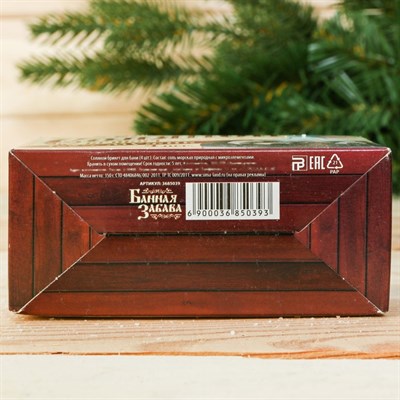 Соляной брикет для бани "100% мужик", 4 шт. - фото 2074497