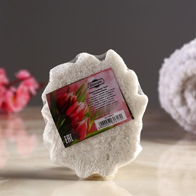 Шипучая бомбочка "Ёжик" с ароматом ванили, белая - фото 2074619