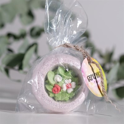 Шарик-Десерт для ванн Берегиня "Цветочная корзина", 130 г - фото 2075325