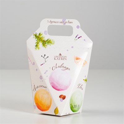 Набор бурлящих шаров для ванн Happy "После трудного дня", 3*40 г - фото 2075361