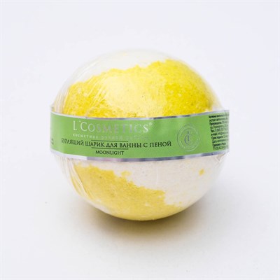 Бурлящий шарик для ванн L'Cosmetics Moonligh с пеной, 130 г - фото 2075397
