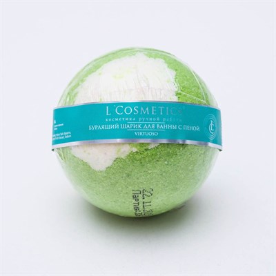 Бурлящий шарик для ванн L'Cosmetics Virtuoso с пеной, 130 г - фото 2075401