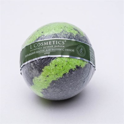 Бурлящий шарик для ванн L'Cosmetics "Арбуз" с пеной, 130 г - фото 2075405