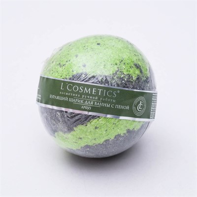 Бурлящий шарик для ванн L'Cosmetics "Арбуз" с пеной, 130 г - фото 2075406