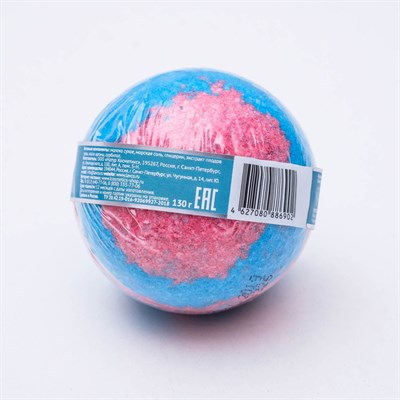 Бурлящий шарик для ванн L'Cosmetics "Галакси" с пеной, 130 г - фото 2075414