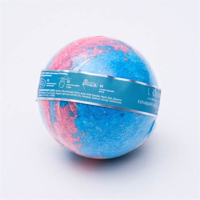 Бурлящий шарик для ванн L'Cosmetics "Галакси" с пеной, 130 г - фото 2075415