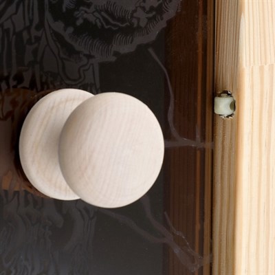 Дверь для бани и сауны стеклянная "Мишки", 190×70см, 6мм, бронза - фото 2079644