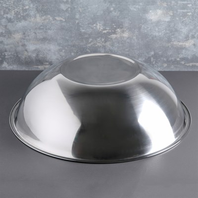 Таз 14 л, d=46 см, нержавеющая сталь - фото 2081998