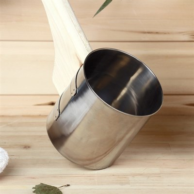 Ковш из нержавеющей стали, 1,2л, с ручкой, "Добропаровъ" - фото 2082082