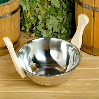 Ковш из нержавеющей стали, 3,2л, с двумя ручками, "Добропаровъ" - фото 2082116