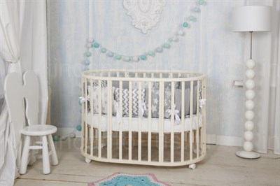 Кровать Incanto MIMI DELUXE 7 в 1, цвет слоновая кость - фото 2082184