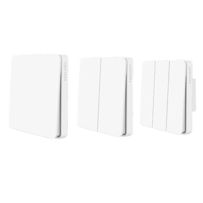 Умный выключатель (две клавиши) Xiaomi Yeelight Smart Switch Light YLKG13YL - фото 2082195