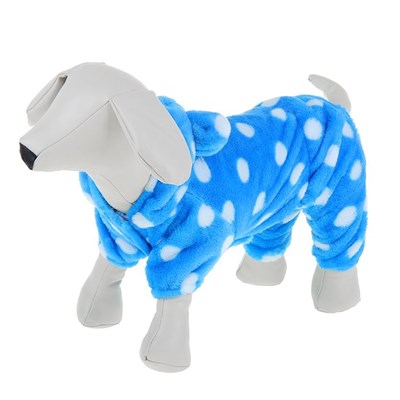 Комбинезон плюшевый, размер S (ДС 20-22 см, ОШ 26 см, ОГ 30-34 см), микс - фото 277214