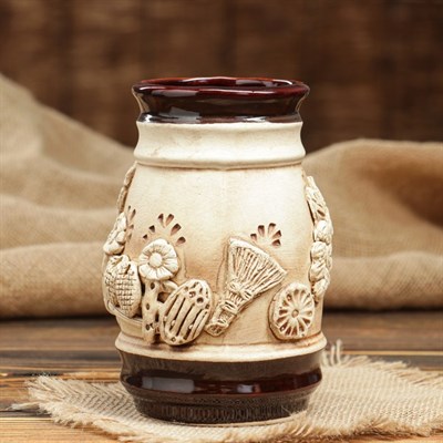 Кружка для пива, лепка, 0,7 л - фото 326820