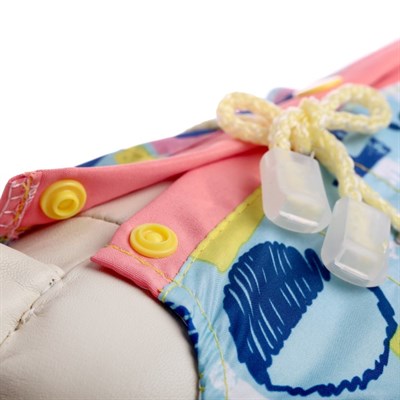 Комбинезон для собак цветной,  девочка , XS ( дс 18-20 см, ош 24 см, ог 27-30 см) - фото 354148