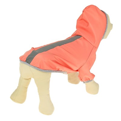 Куртка-ветровка со светоотражающими полосками,  XL (ДС 30-32 см, ОШ 32, ОТ 40-44 см), - фото 354994