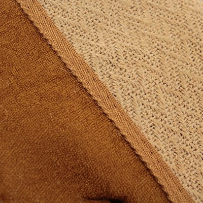 Мочалка-варежка натуральная, лён, 22×19см - фото 395382