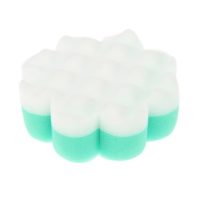 Мочалка с массажным слоем, цвет МИКС - фото 395804