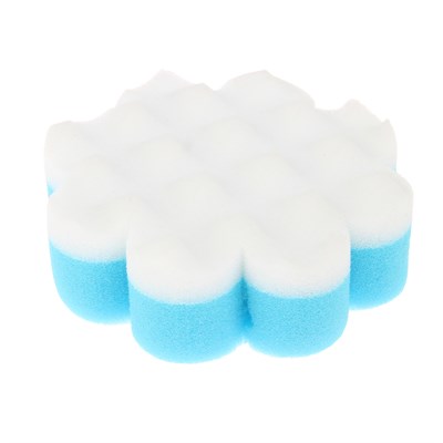 Мочалка с массажным слоем, цвет МИКС - фото 395809