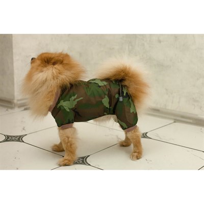 Комбинезон "Камуфляж" демисезонный для собак, размер XL (ДС 32-34 см, ОШ 32 см, ОГ 46-48 см)   38463 - фото 431530