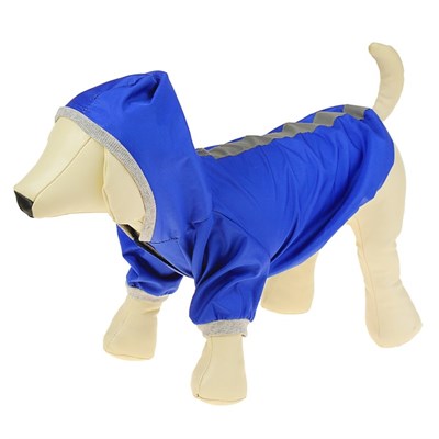 Куртка-ветровка со светоотражающими полосками, размер M (дс - 25 см, ог - 37 см), микс цветов - фото 431770