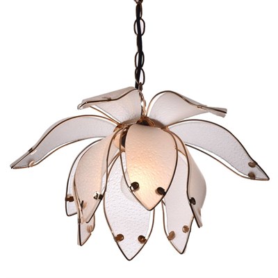 Светильник "Аманда" 1x60Вт E27 золото 28x28x100см. - фото 447037