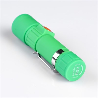 Фонарик аккумуляторный, 5 Вт, 3 режима, 4 ч автономной работы, 11х2.8 см - фото 519720