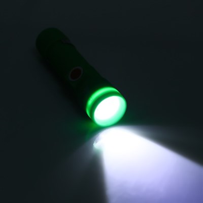 Фонарик аккумуляторный, 5 Вт, 3 режима, 4 ч автономной работы, 11х2.8 см - фото 519722