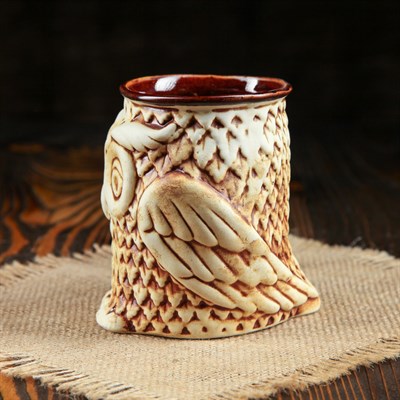 Кружка для пива "Сова" 0,4 л - фото 556177