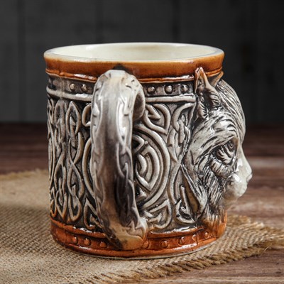 Кружка охотника"Рысь", 500 мл - фото 556277