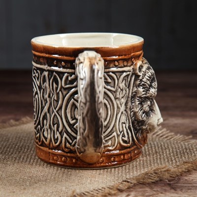 Бокал "Медведь", 0.5 л, микс - фото 556316