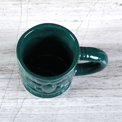 Кружка "Тикки" 500 мл зелёный, керамика - фото 556421